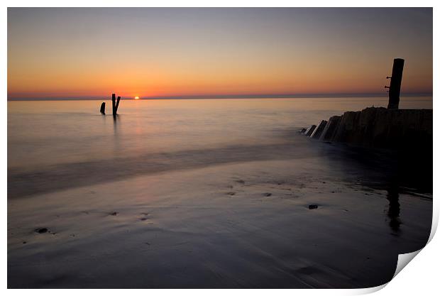 Happisburgh Print by R K Photography