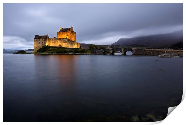 Eilean Donan Castle Print by R K Photography