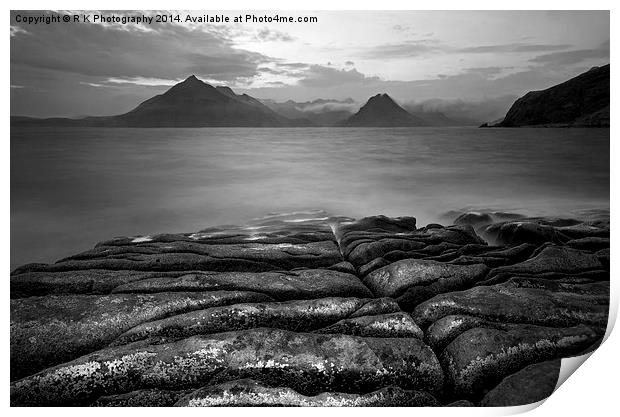 Elgol Print by R K Photography