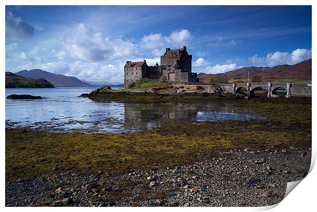 Eilean Donan Castle Print by R K Photography