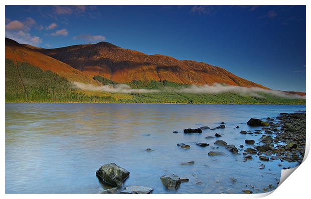 Loch Lochy view Print by R K Photography