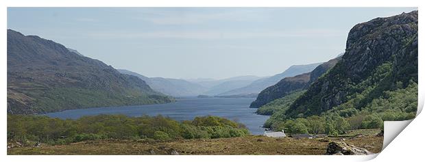 Looking Down Loch Maree, Highlands of Scotland Print by Jenny Brogden