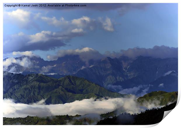 Pir Panjal (Himalaya) Print by Kamal Joshi