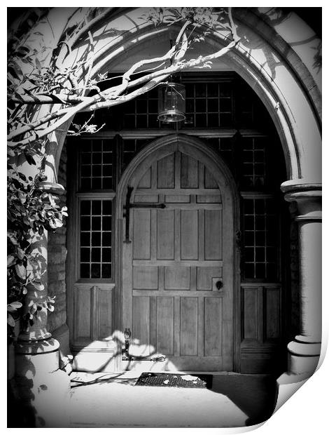The old Door Print by Heather Goodwin