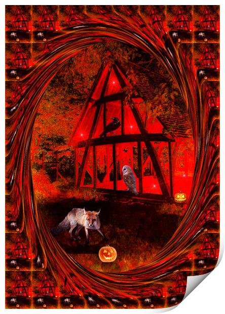  The Halloween Party (Two). Print by Heather Goodwin