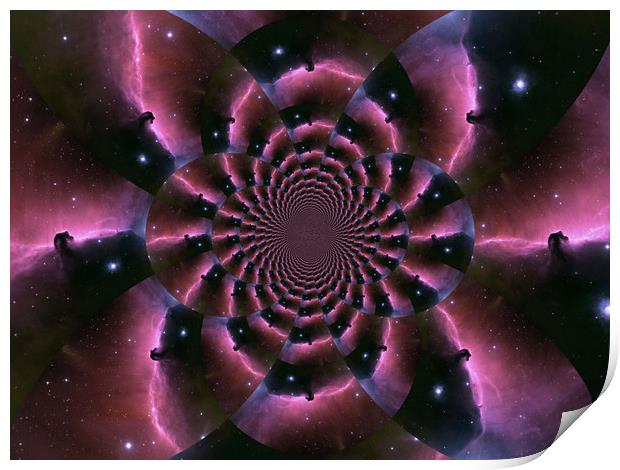 The Satin Nebulae. Print by Heather Goodwin