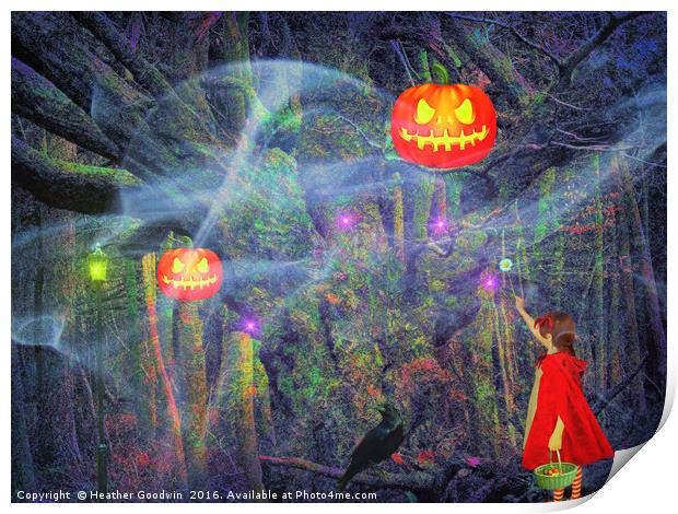 Halloween Magic. Print by Heather Goodwin