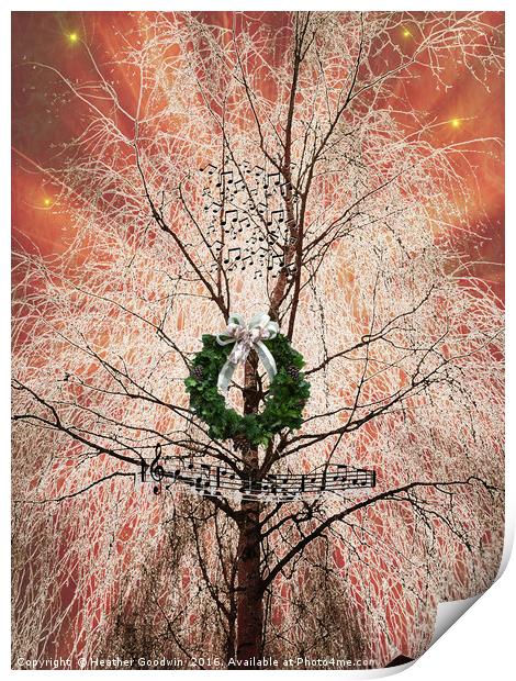 Star Spangled Tree. Print by Heather Goodwin