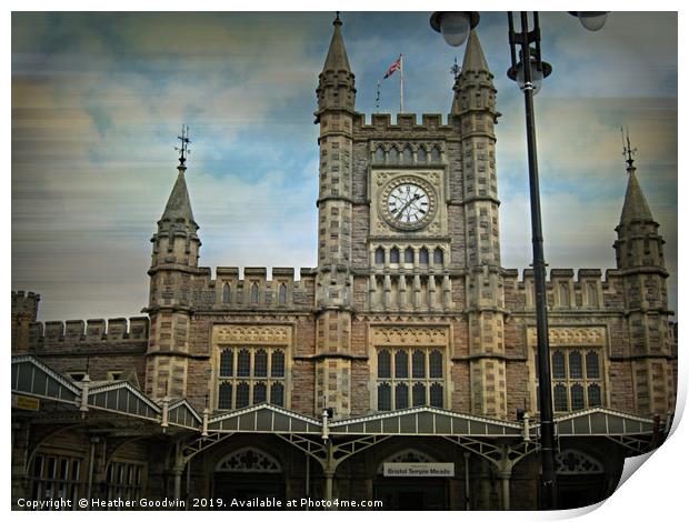 Temple Meads Bristol Print by Heather Goodwin