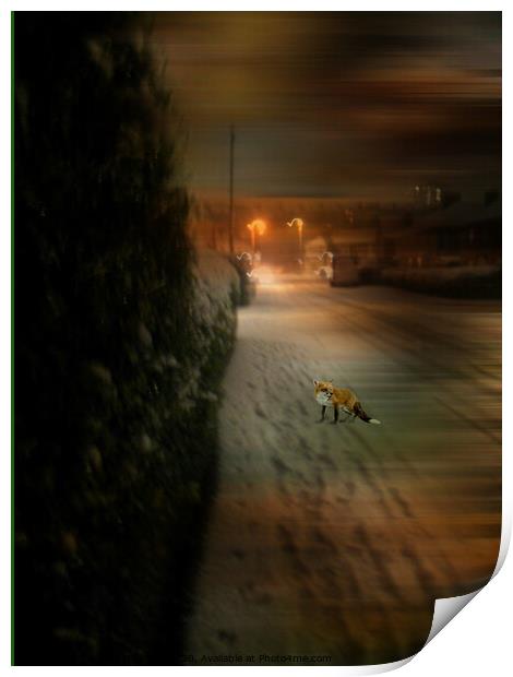 T'was on a Winters Night Print by Heather Goodwin