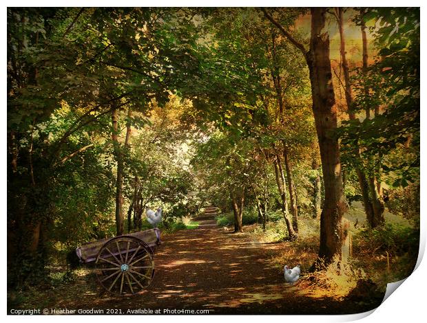 The Carriageway Print by Heather Goodwin
