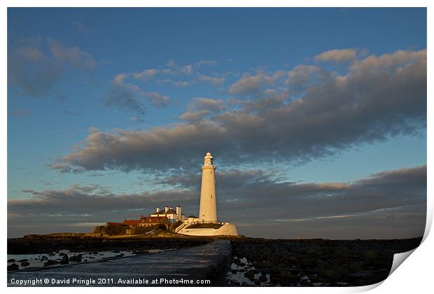 Over The Causeway Print by David Pringle