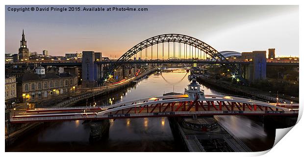 Tyne Bridge Print by David Pringle