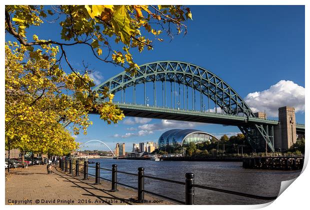 Tyne Bridge Print by David Pringle