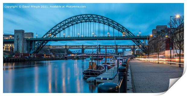 Tyne Bridge Newcastle Print by David Pringle