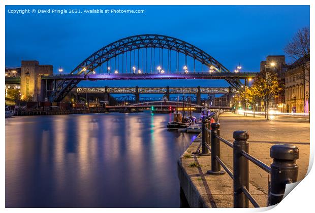 Tyne Bridge Newcastle Print by David Pringle