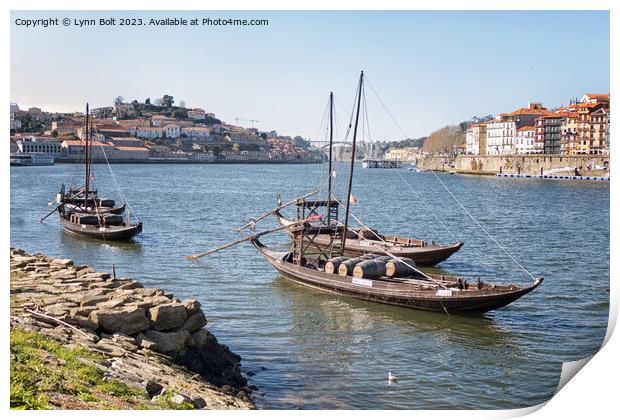 Douro River Porto Print by Lynn Bolt