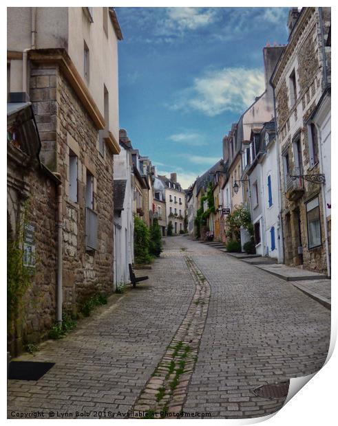 The Path to Auray Brittany Print by Lynn Bolt
