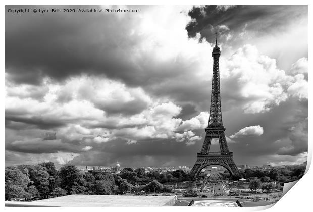 Paris Skyline Print by Lynn Bolt