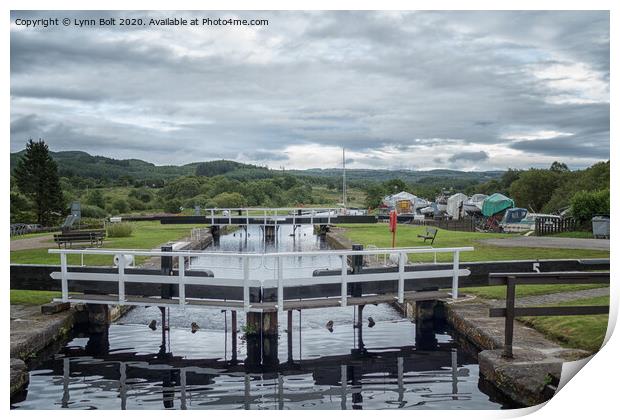 Crinan Canal Argyll Print by Lynn Bolt