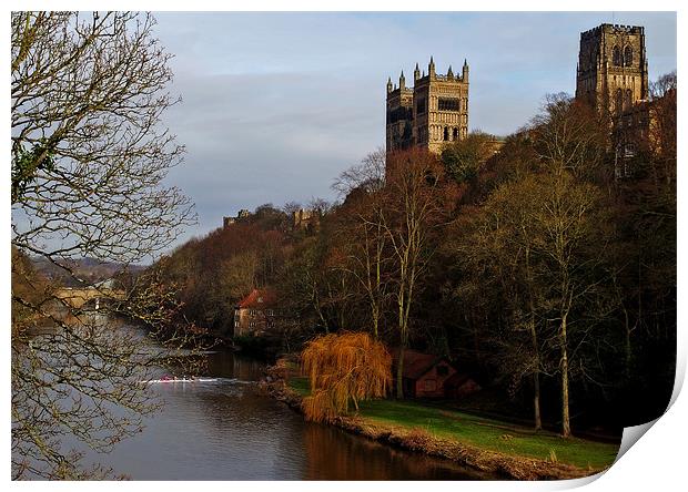 Durham cathedral Print by Richie Fairlamb