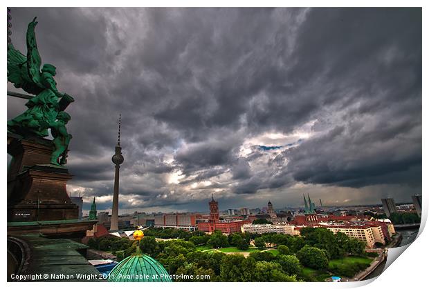 Berliner Storm Print by Nathan Wright