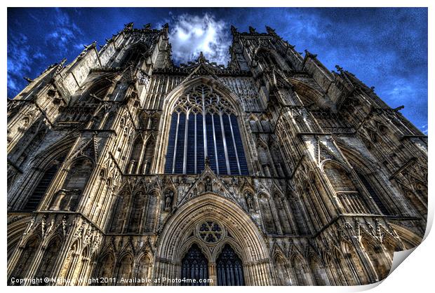 Big Minster Print by Nathan Wright