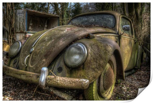 Rotten VW Print by Nathan Wright