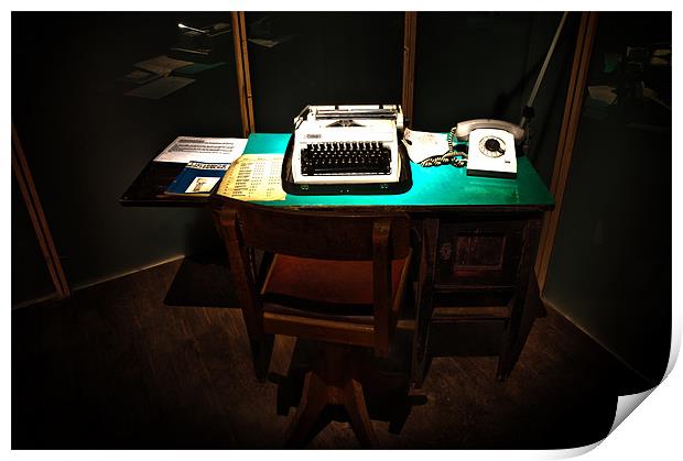 Writers corner.. Print by Nathan Wright