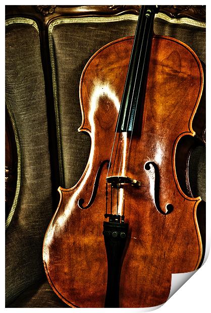 Violin Print by Nathan Wright