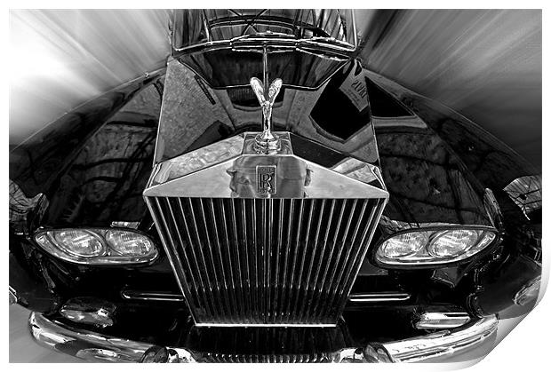 Rolls Royce Classic Print by Nathan Wright