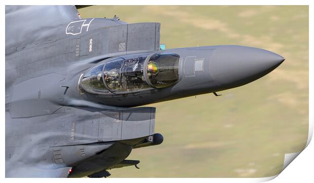 F15- Strike Eagle....the business end Print by Rory Trappe