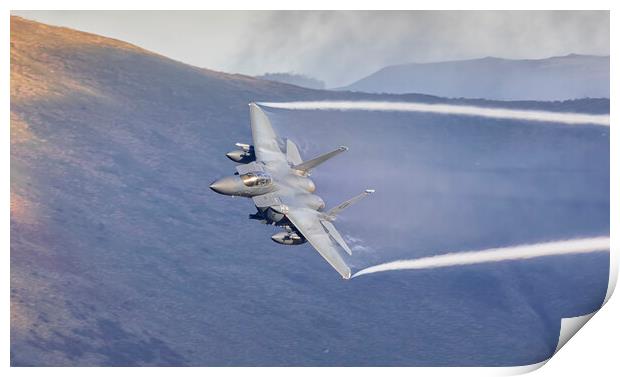 F15 fast and low Print by Rory Trappe