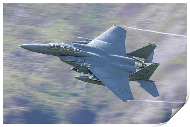 A F15 low level Print by Rory Trappe
