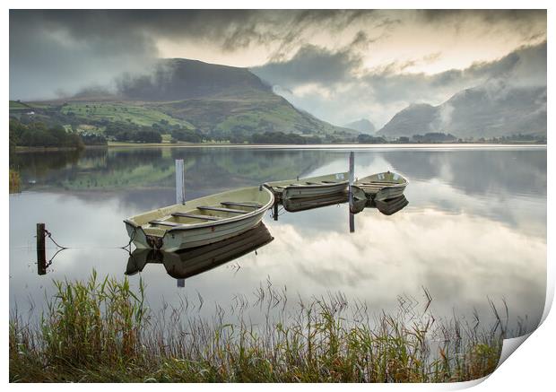 Llyn Nantlle Uchaf  Print by Rory Trappe