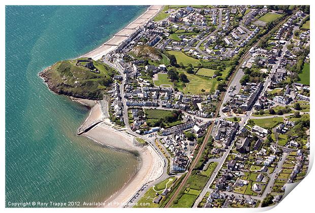 Criccieth Print by Rory Trappe