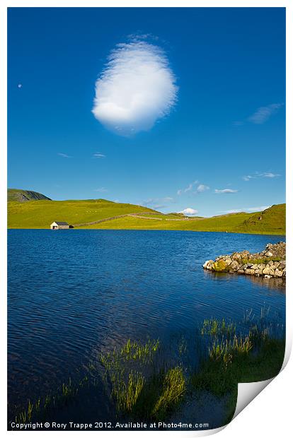 An early morning scene at Cregennen Print by Rory Trappe