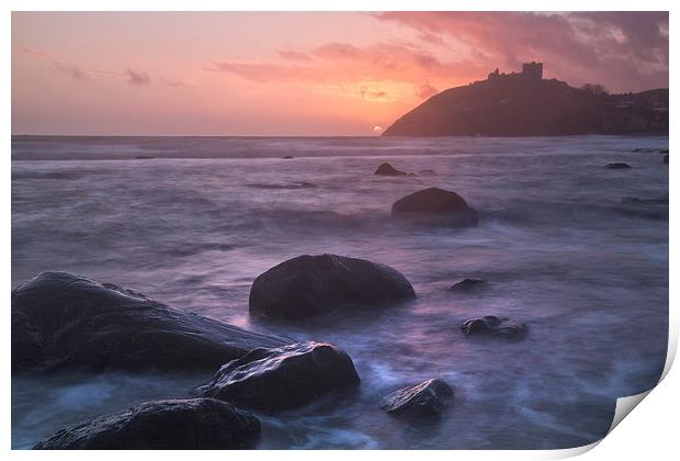  Criccieth castle Print by Rory Trappe