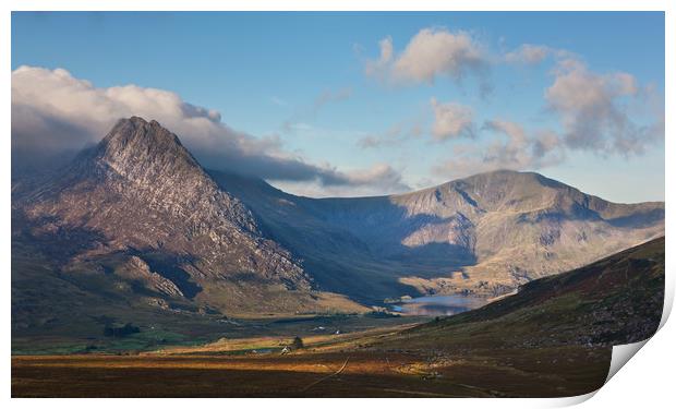 September in the Ogwen valley Print by Rory Trappe