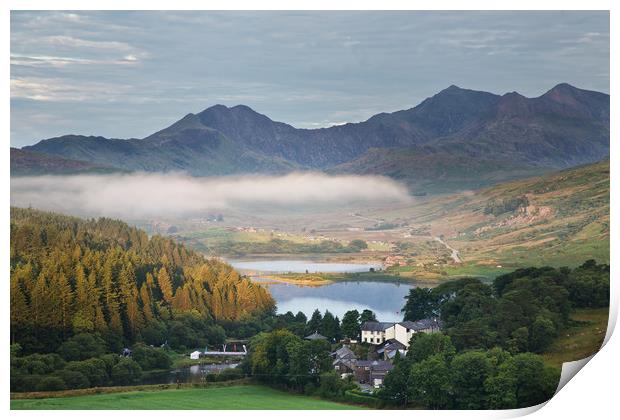 Capel curig Print by Rory Trappe