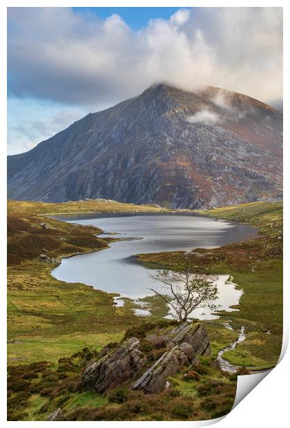 Llyn Idwal Print by Rory Trappe
