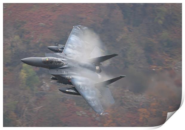 F15 on Corris Corner Print by Rory Trappe