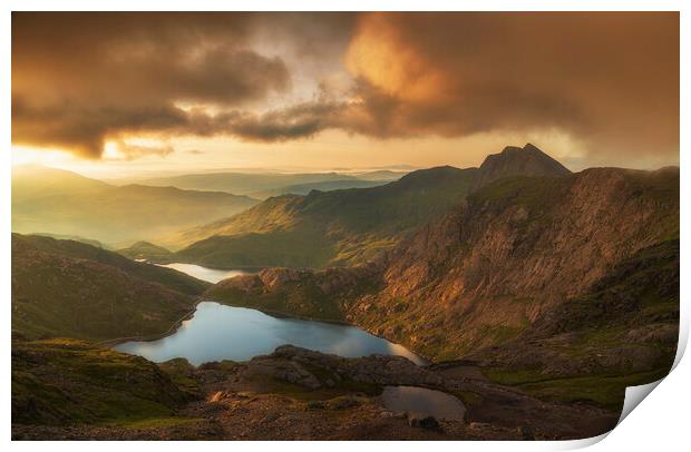 View from the PYG track Print by Rory Trappe