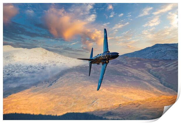 RAF Hawk Trainer Print by Rory Trappe