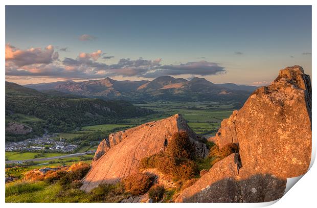 Tremadog Print by Rory Trappe