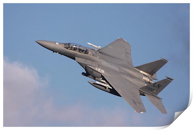 F15 on a turn Print by Rory Trappe