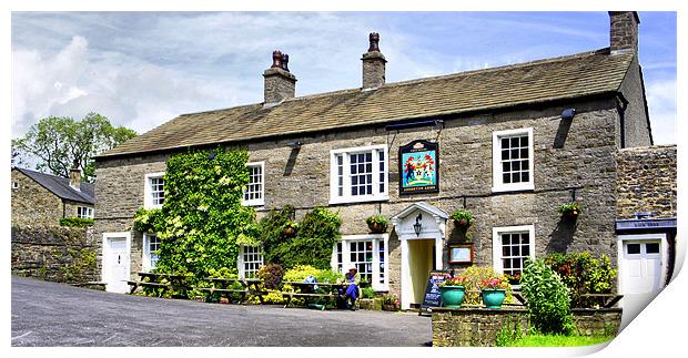 The Assheton Arms Print by Jacqui Kilcoyne