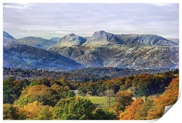 Lake District Print by Irene Burdell