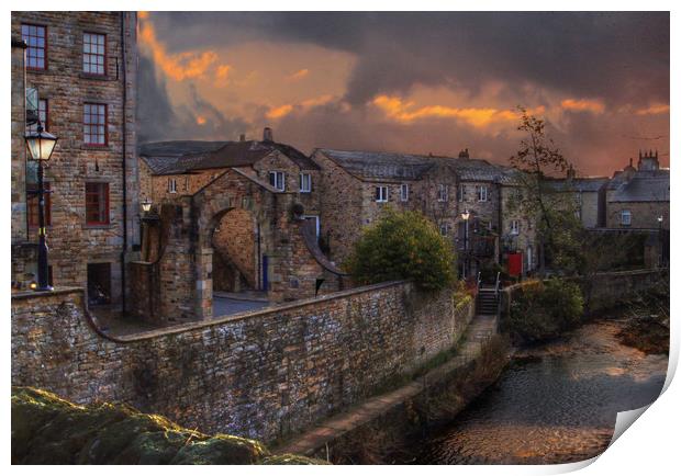 Skipton Yorkshire  Print by Irene Burdell