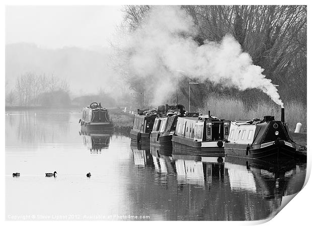 The Gloucester and Sharpness Canal Print by Steve Liptrot